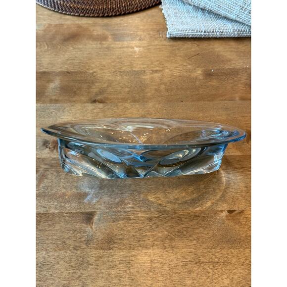 Michael Shearer Spirit Art Glass Oval Bowl Signed Dated - Picture 9 of 12